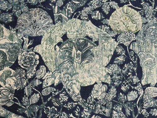 Liberty curtain fabric design - curtain,